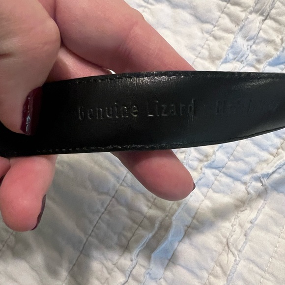 Genuine lizard belt Large/xLarge - Picture 7 of 11